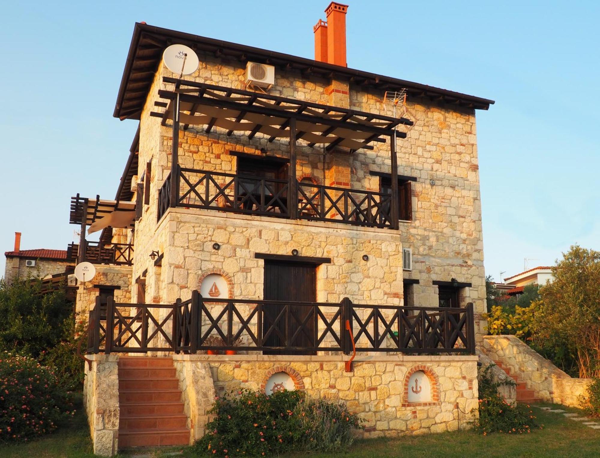 Halkidiki Luxurious Stonehouses Psakoúdia Eksteriør bilde